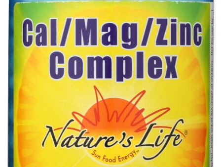 CAL MAG ZINC NATURES LIFE CAPSULES    040647004313 Discount