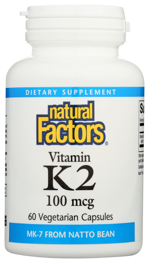 VITAMIN K2 NATURAL FACTORS   60 VCAP  068958012940 Online