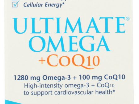 ULTIMATE OMEGA COQ10 NORDIC NA 60SG  768990018909 Fashion