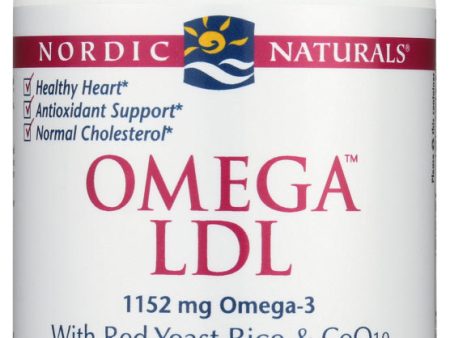 OMEGA LDL NORDIC NATURALS 60SG 868990018602 Discount