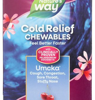 UMCKA COLD CARE TABLETS NATURES WAY     033674151440 For Discount