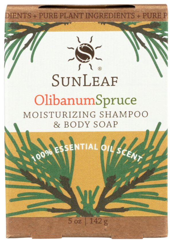 SHAMPOO BAR SUNLEAF 5OZ OLIBANUM SP      896993002691 Discount