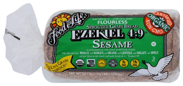 BREAD FFL SESAME EZEKIEL   073472001233 Fashion