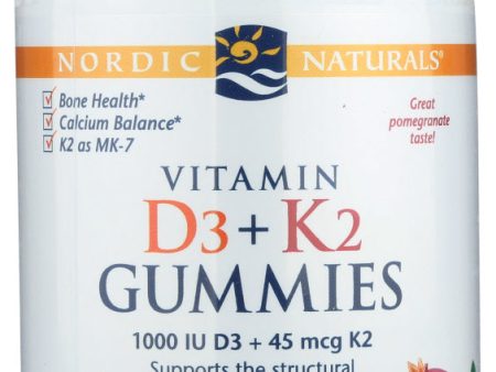 VITAMIN D3 K2 NORDIC NATURALS 60GUM   768990311604 For Cheap