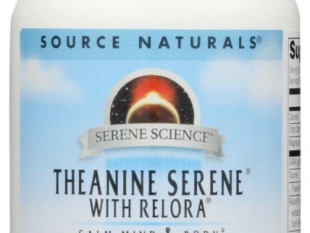 THEANINE SERENE SOURCE NATURALS   30TAB  021078017714 For Discount