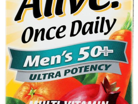 MULTI ALIVE  MENS 50+ ONCE DAI  60 TAB  033674156919 on Sale