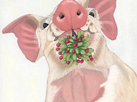 AJ140 - Christmas Pig - 12x12 Discount