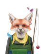 RN446 - Fishing Fox - 12x16 Discount