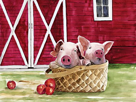 WL149 - Pigs in a Basket - 16x12 Fashion