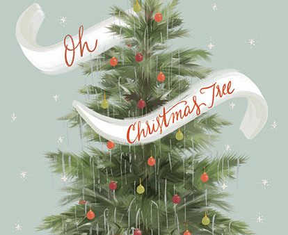 FEN821 - Oh Christmas Tree - 12x16 For Sale