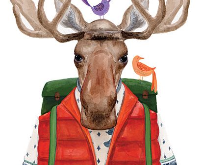 RN445 - Moose Camper - 12x16 Online Sale